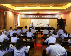 四队公司召开二季度安委会会议暨安全生产月启动仪式